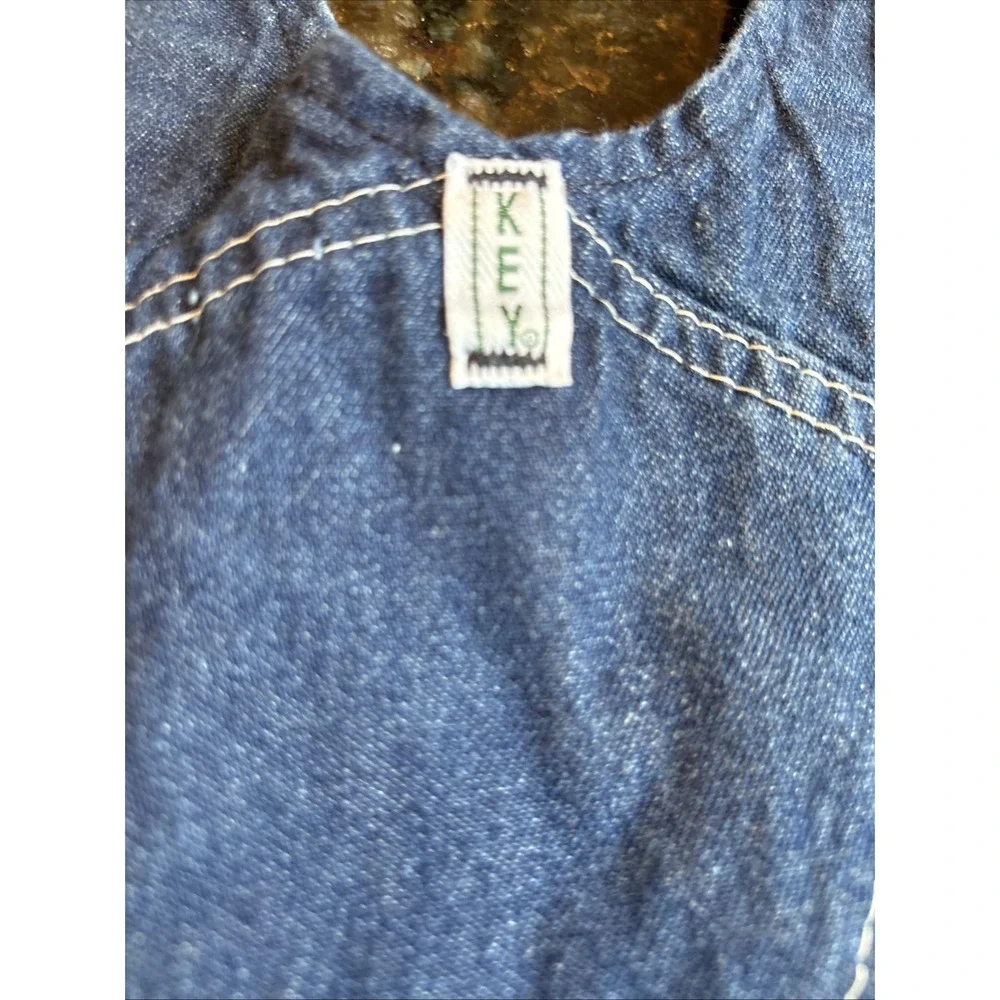 Vintage Key Imperial Overall Aristocrat Denim Bib Workwear Men's 42 X 32